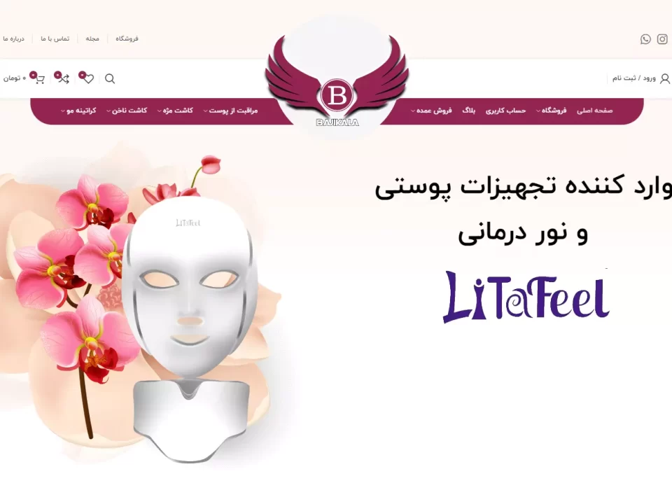طراحی سایت باجی کالا